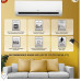 Air Conditioner: LG 1.5 Ton 5 Star ( 6-in-1 Super Convertible Cooling, 2022 Model, Stabilizer Free Operation (120-290 V Range), PS-Q19YNZE ) Inverter Split AC